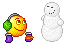 Schneemann Smilies (8) Smiley – Schneemann